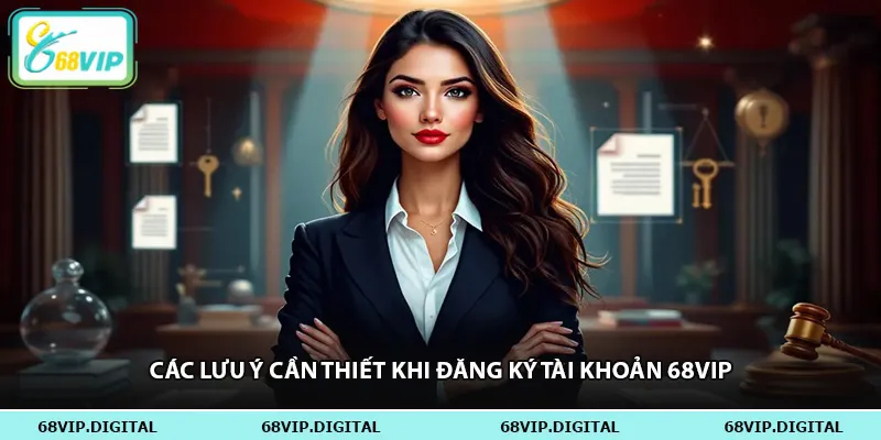 Các lưu ý cần thiết khi đăng ký tài khoản 68vip