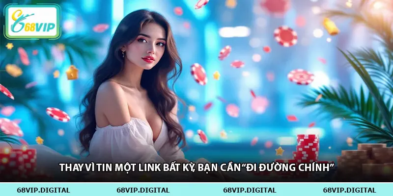 Thay vì tin một link bất kỳ, bạn cần “đi đường chính”